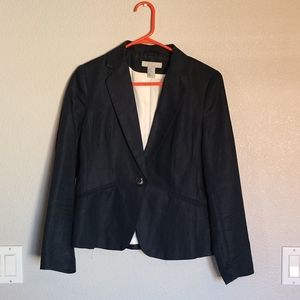 Blue fitted blazer